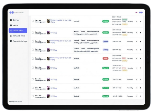 MyFaceGuard consent approval interface on mobile